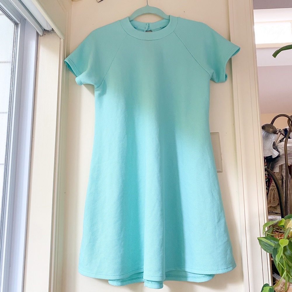 Aqua Blue Shift Dress